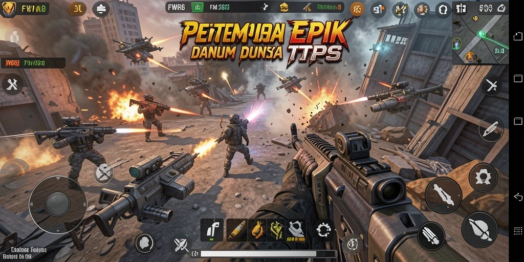 Screenshot menunjukkan aksi pertempuran seru dalam FW66.