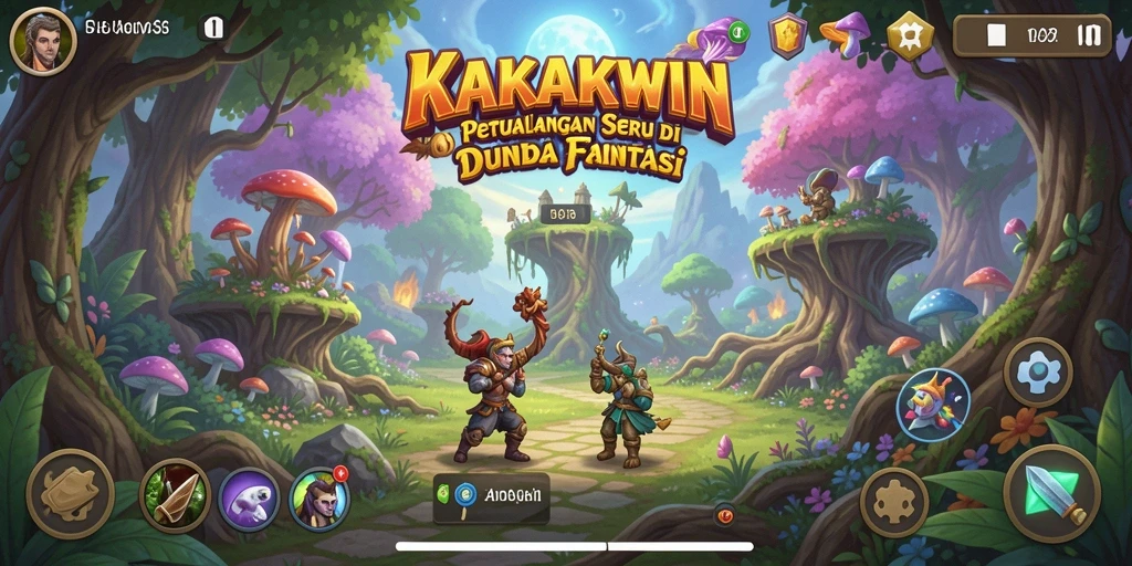 Tangkapan layar menunjukkan gameplay seru dalam KAKAKWIN.